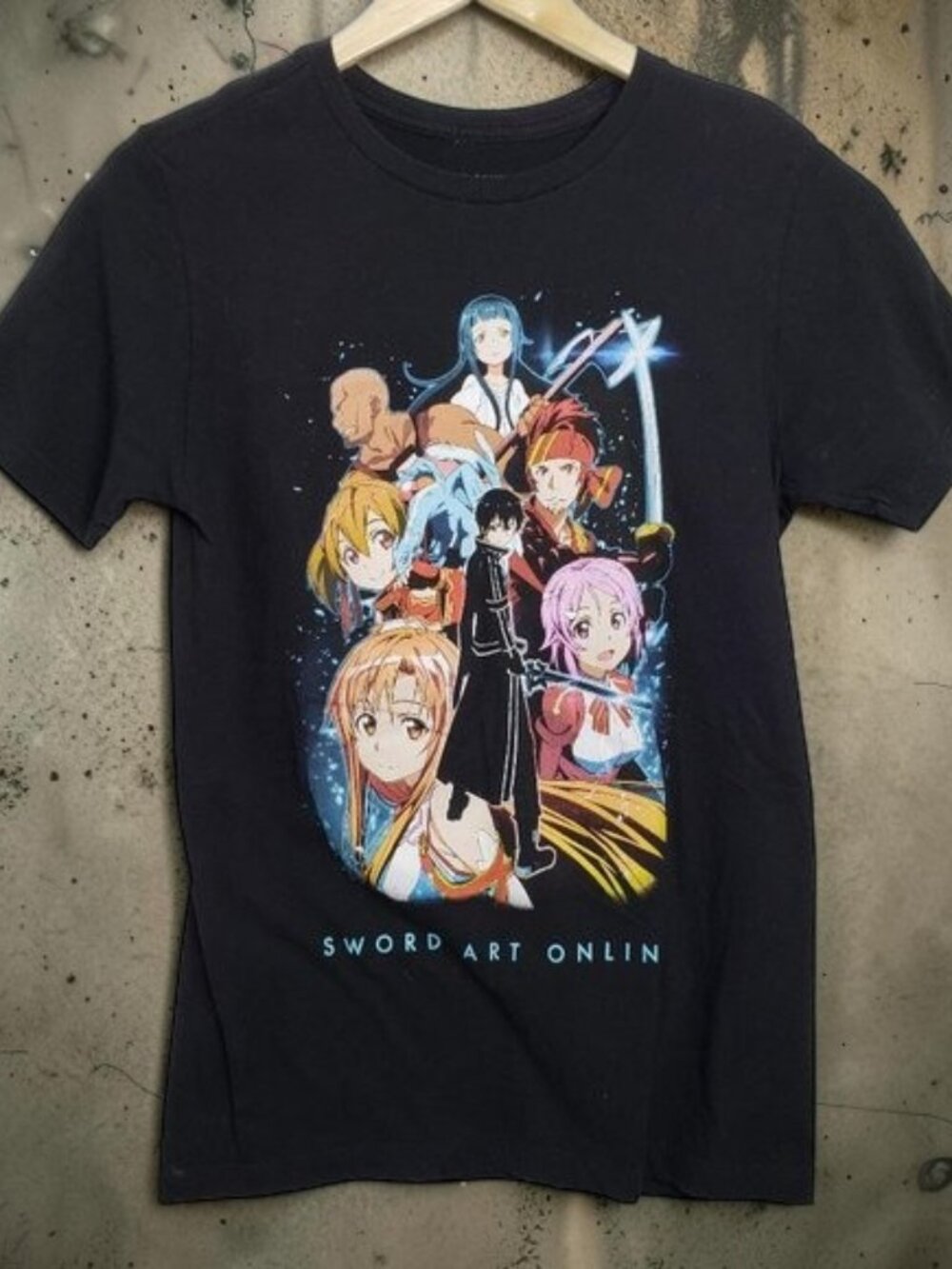 Sword Art Online Poster Graphic Character Shirt Unisex Anime  S